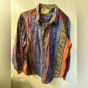 90’s Vintage 100% Silk Button-Up Shirt